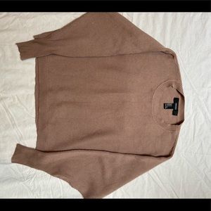 Mauve balloon sleeve sweater